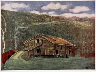 Fattoria e mulino a Gjoba, 1905